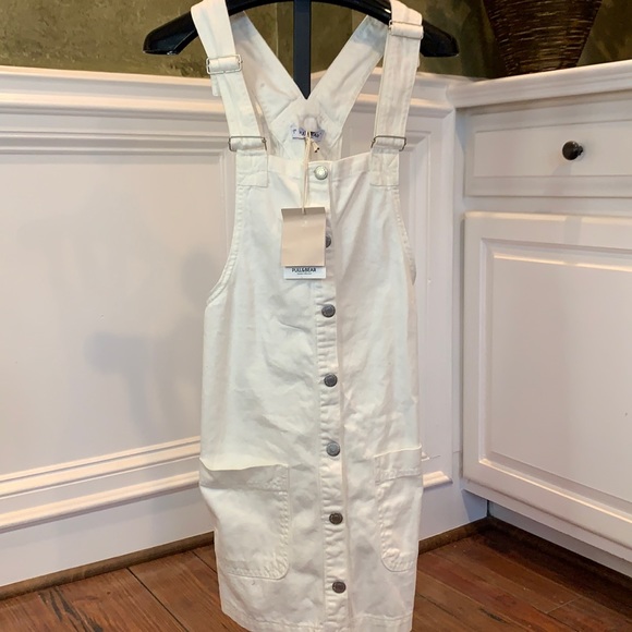 Pull&Bear | Dresses | New Pull Bear White Denim Mini Dress S | Poshmark